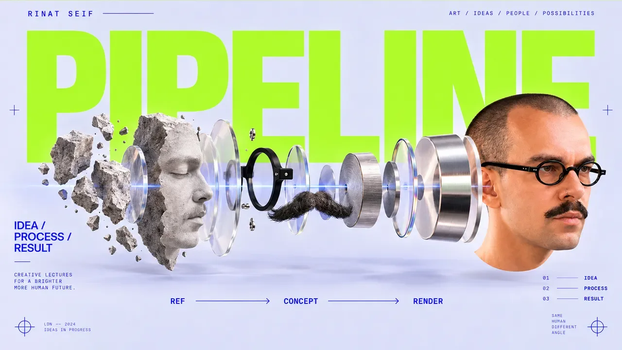 Ринат Сейф, постер PIPELINE: идея, процесс, результат